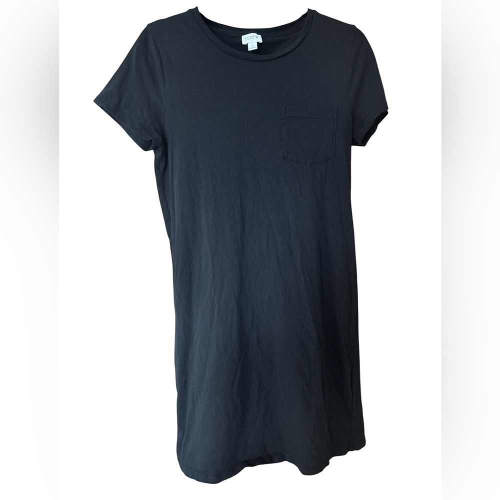 J. Crew Black T-Shirt Dress